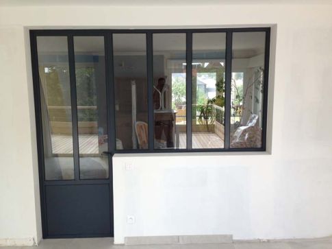 Cr&eacute;ation d'une verri&egrave;re lors d'une r&eacute;novation de maison